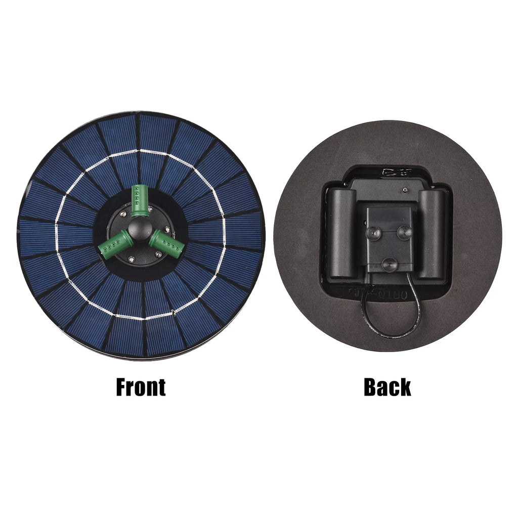 Fountain Small Yabuy Colorful Battery, LED Solar 4W liquid with Rotatable Nozzle for Pump Pond Light