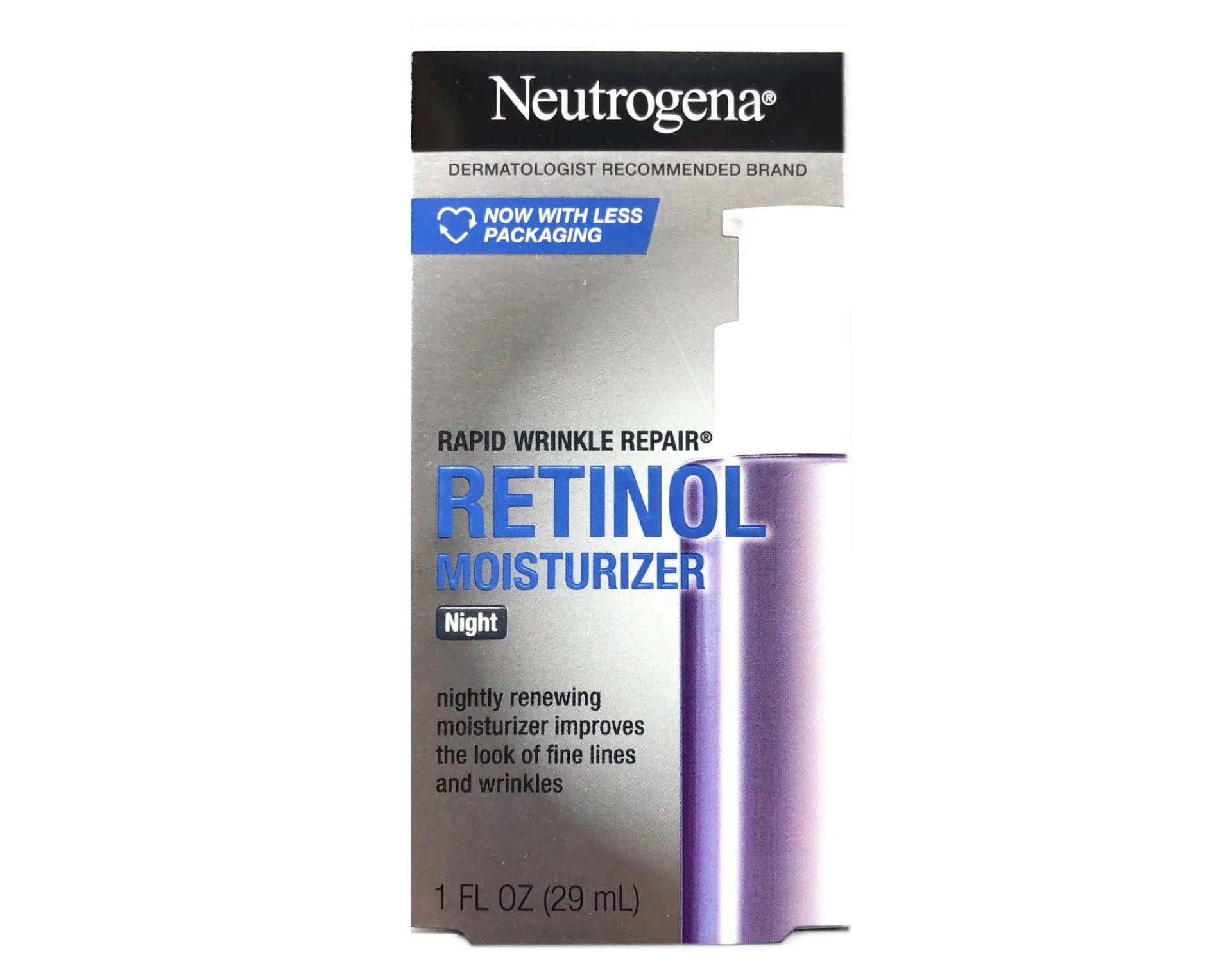 Neutrogena - Oz, Night Repair Rapid 1 3 Moisturizer Pack Wrinkle