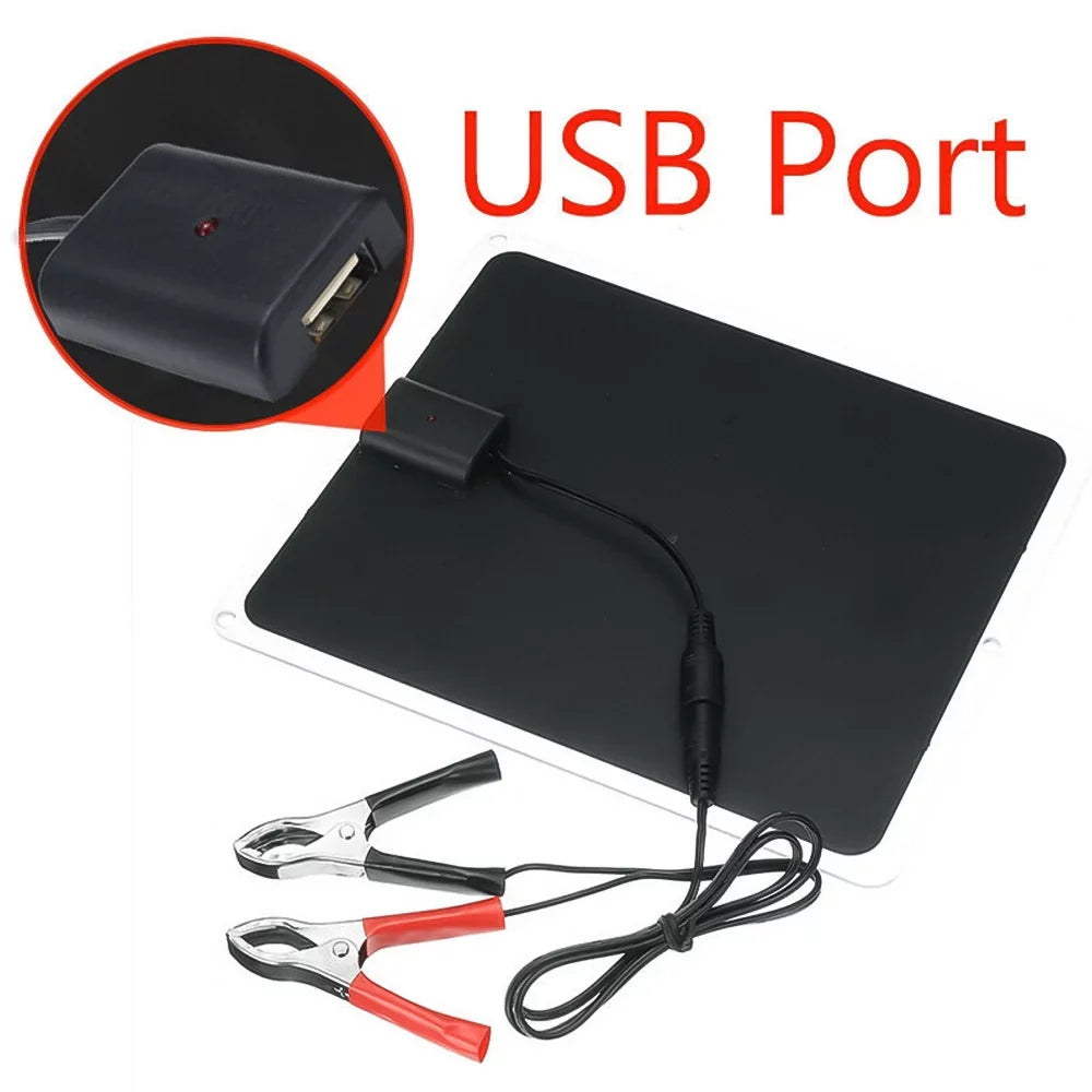 Charger 22W Carabiners,1 clip,1x Alligator Panel,12V/5V Trickle Charger Cigarette Boat RV Kit 2x Car Battery lighter,2 DFITO mountaineering Solar W/ bag,1 Fast Charger,Maintainer