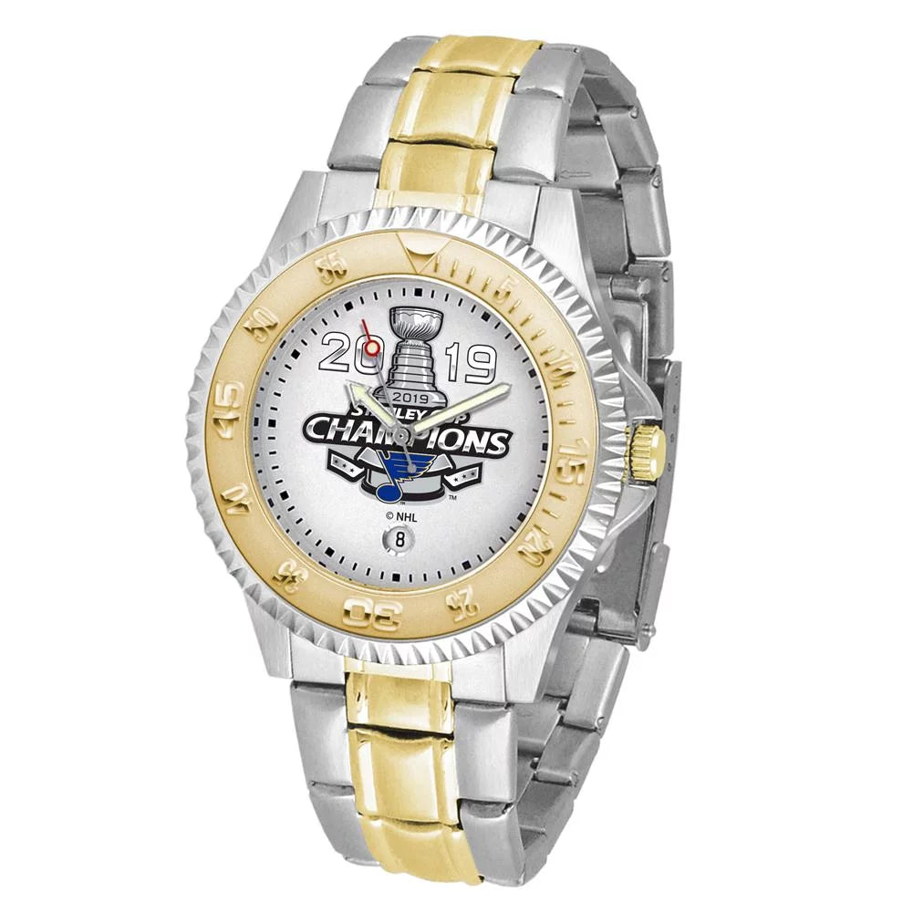 Gold Watch Champions Men's Watch Silver Time 2019 Louis Blues Game St Two-Tone