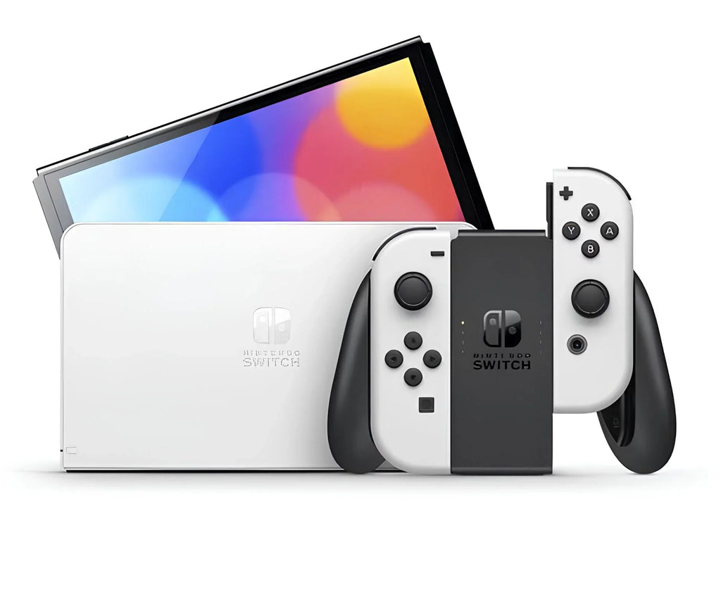 '- Group Character & 8 Switch Nintendo Luigi, Card OLED White - Kart More Deluxe + Peach Mario 128GB