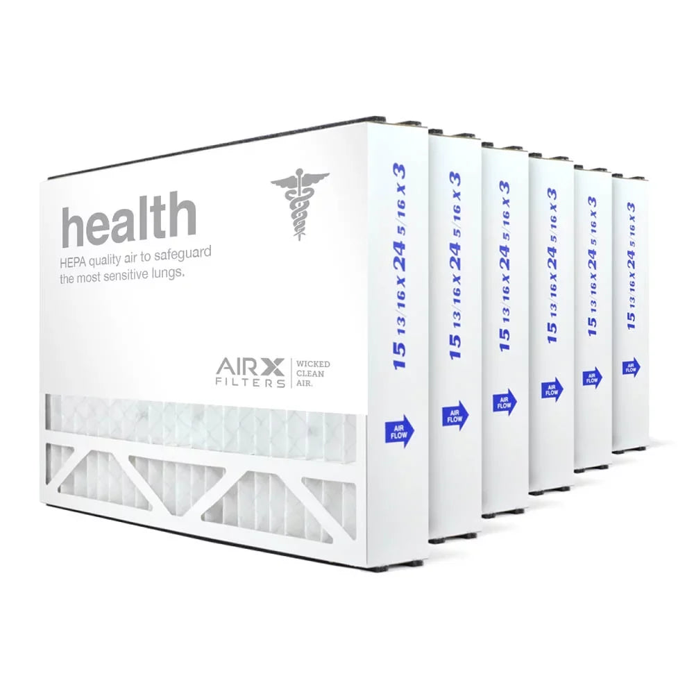 Replacement MERV 255649-101 Filter 13, - Bear AIRx Air 16x25x3 6-Pack HEALTH Air