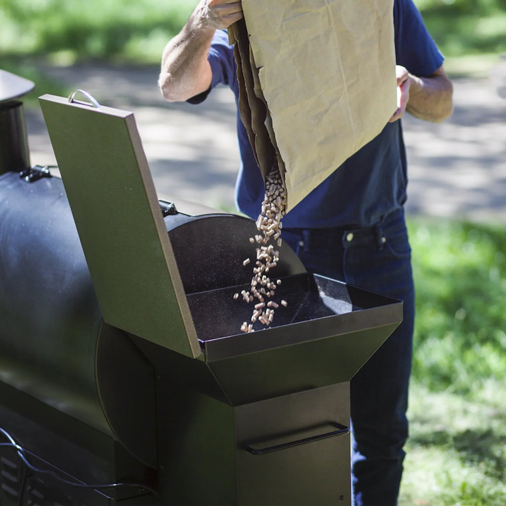 sq. 8-in-1 Z 694 Grill GRILLS & Black Smoker Wood Pellet in. ZPG-7002B BBQ