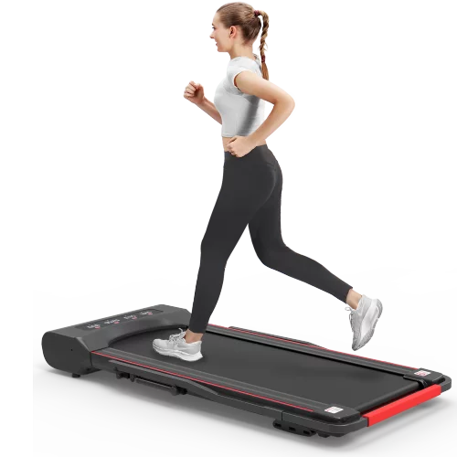 Walking Under Treadmill Foldable Desk with Pad Handlebar Remote Controll