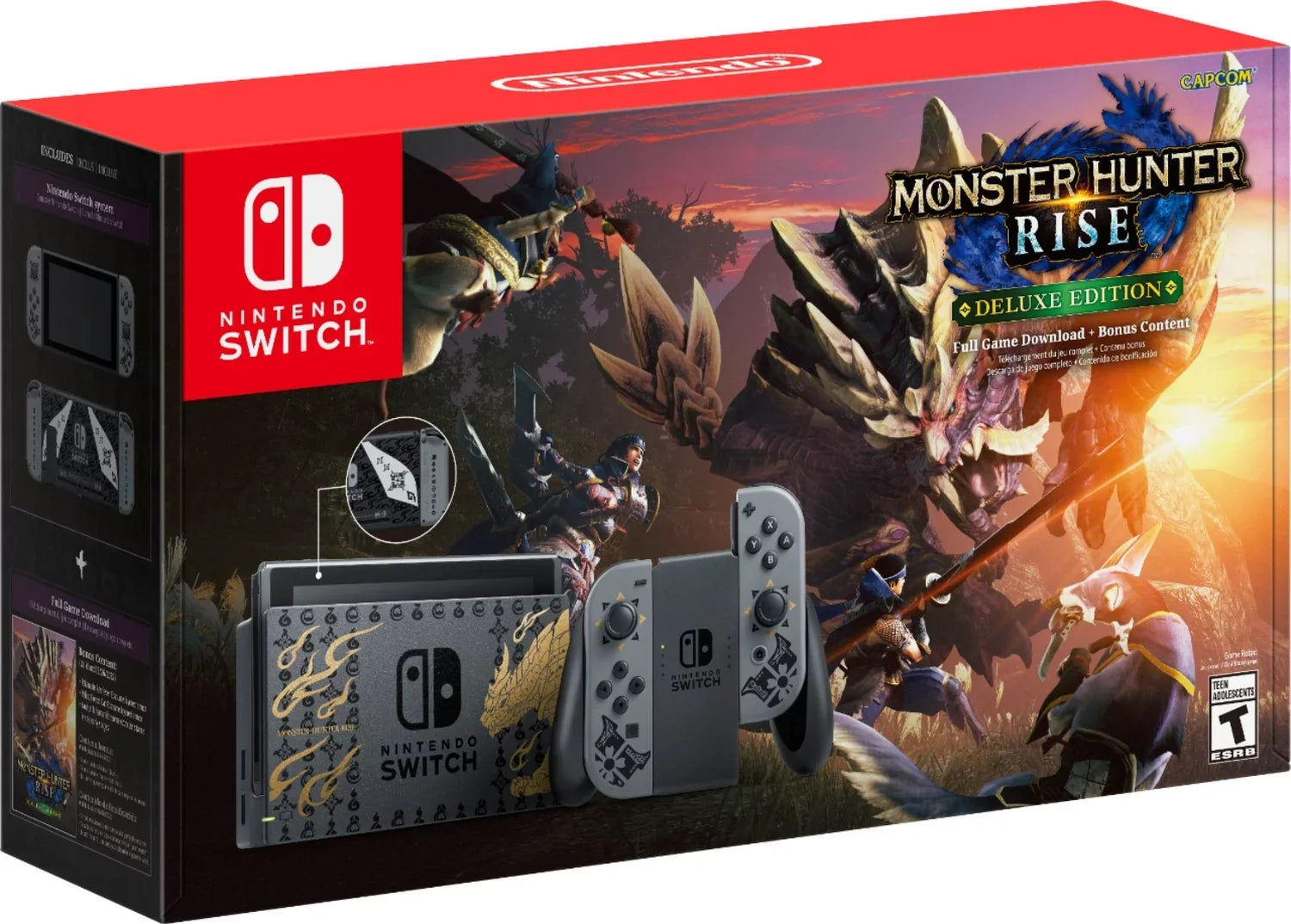 Hunter Nintendo Monster Switch Deluxe System - Switch Edition Rise