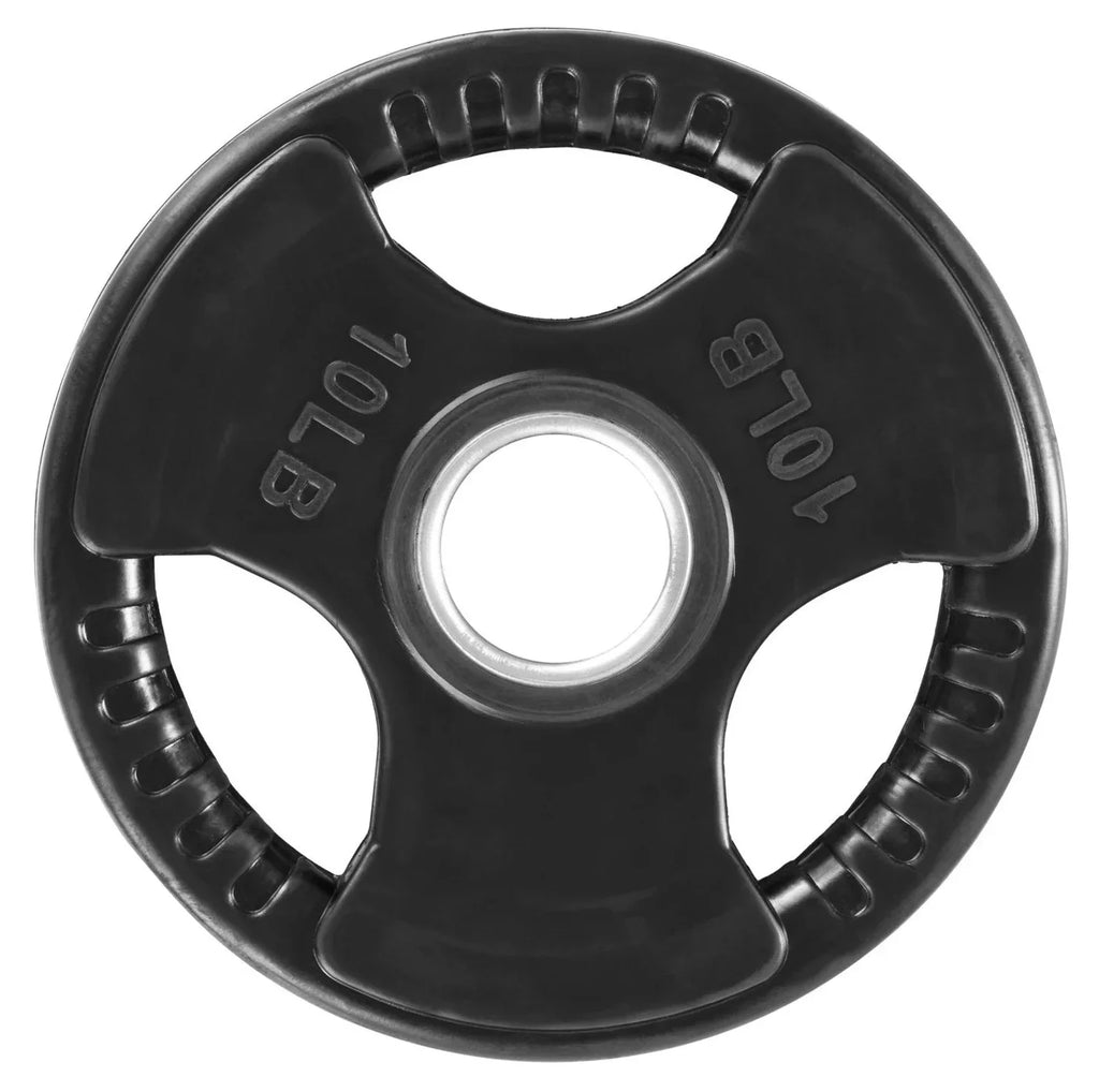 French lbs Bar Weight w/7 Set Olympic ft Rubber (New) Fitness Plate Grip 395