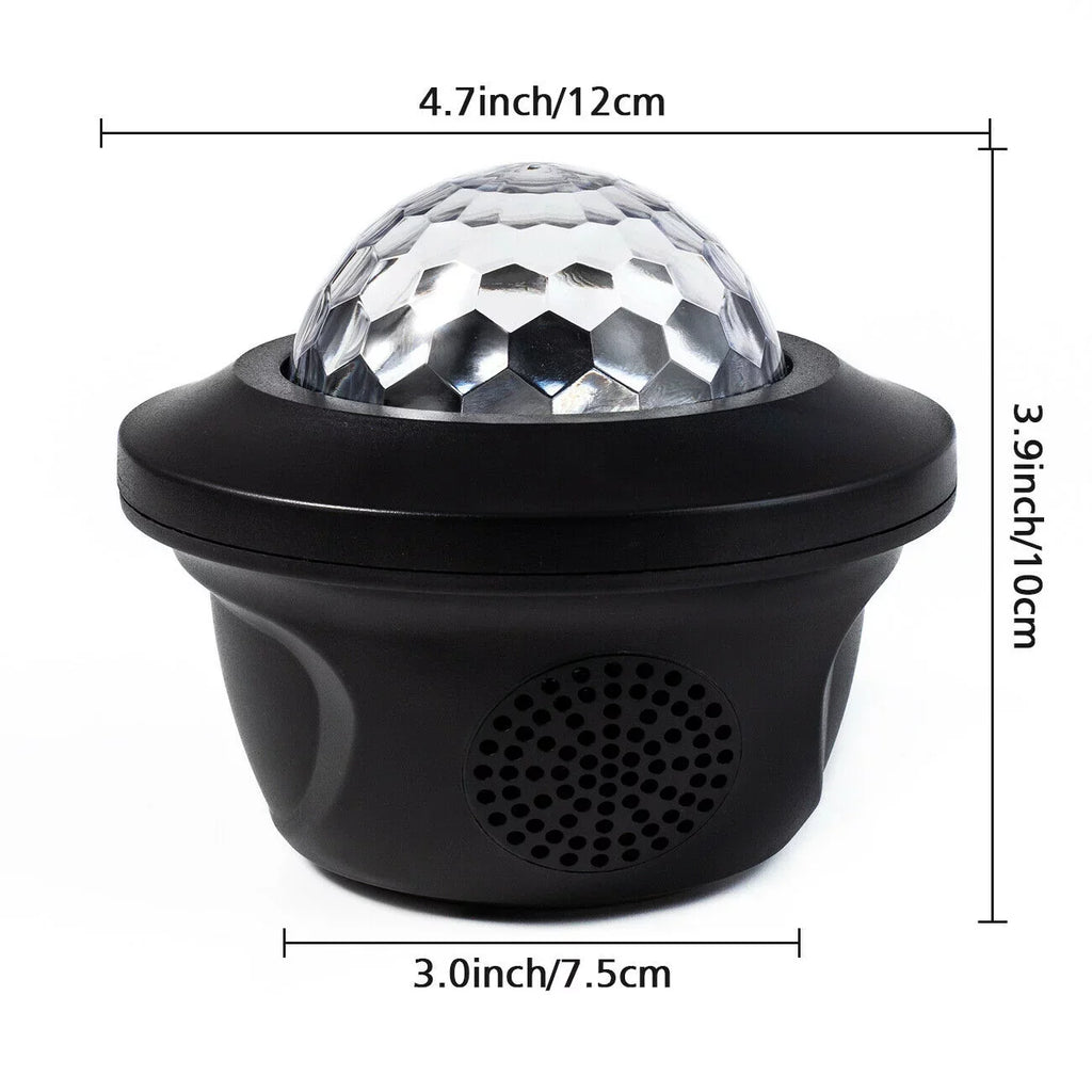 W/ Ball Speaker Remote RGB Stage Strobe LED Light DJ Party Lamp Disco Bluetooth