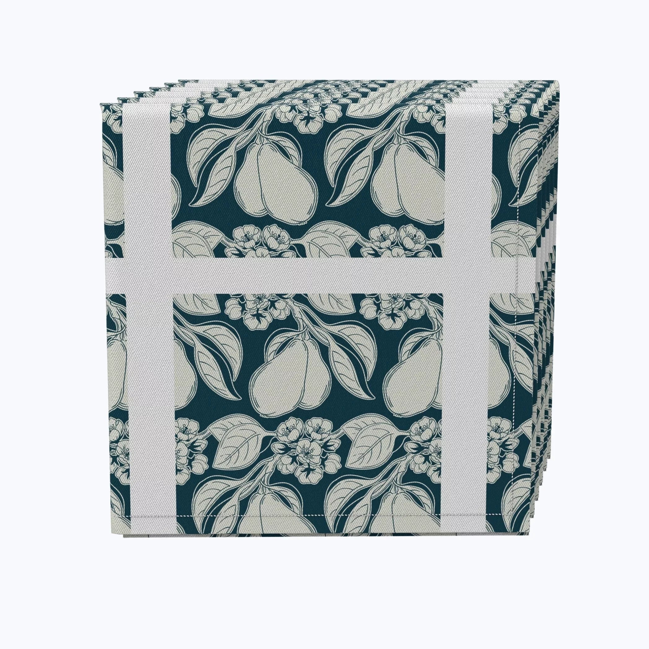 100% Set 20 Napkin 4, Textile 20 Cotton, 98 of Fabric 20x20", Inc. x Floral - Products,