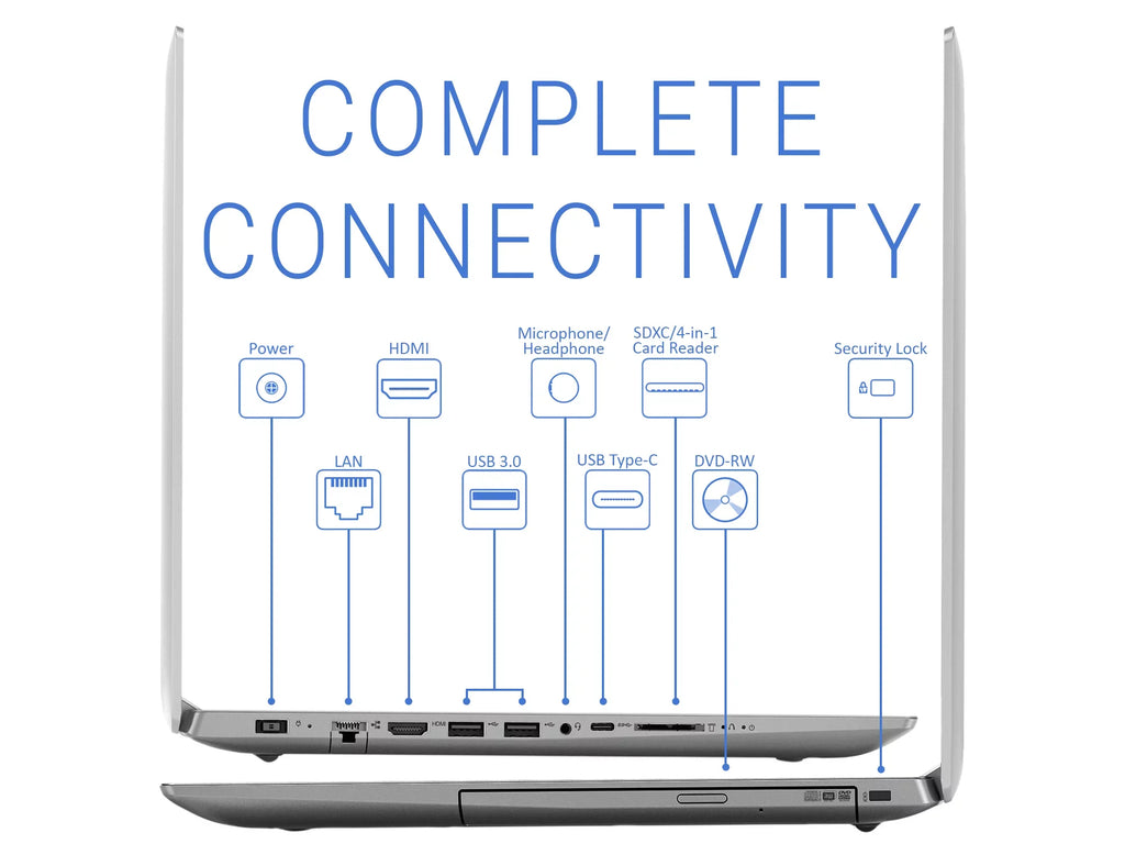 330 2.6GHz, DVDRW, 10 Keyboard, Bluetooth, Intel Reader, SSD, 128GB Notebook, IdeaPad 15.6" Windows Card Pro 8GB UK Display, HD RAM, Wi-Fi, HDMI, Upto Celeron N4000