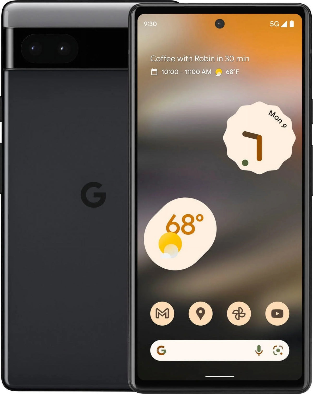 6a Charcoal 128GB Pixel Unlocked) (Refurbished) GX7AS Restored (Fully