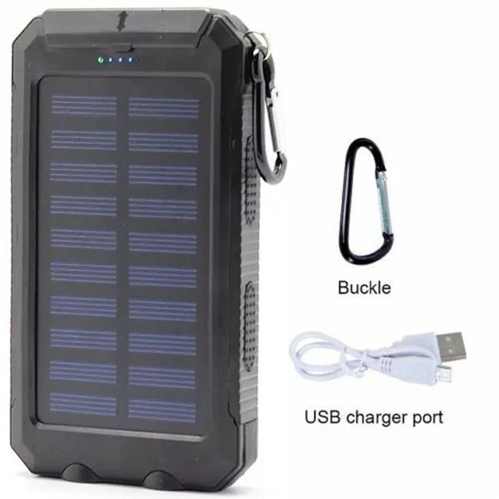 for Power Portable Cell Super USB Solar Charger 10000000mAh Black. Phone, Bank