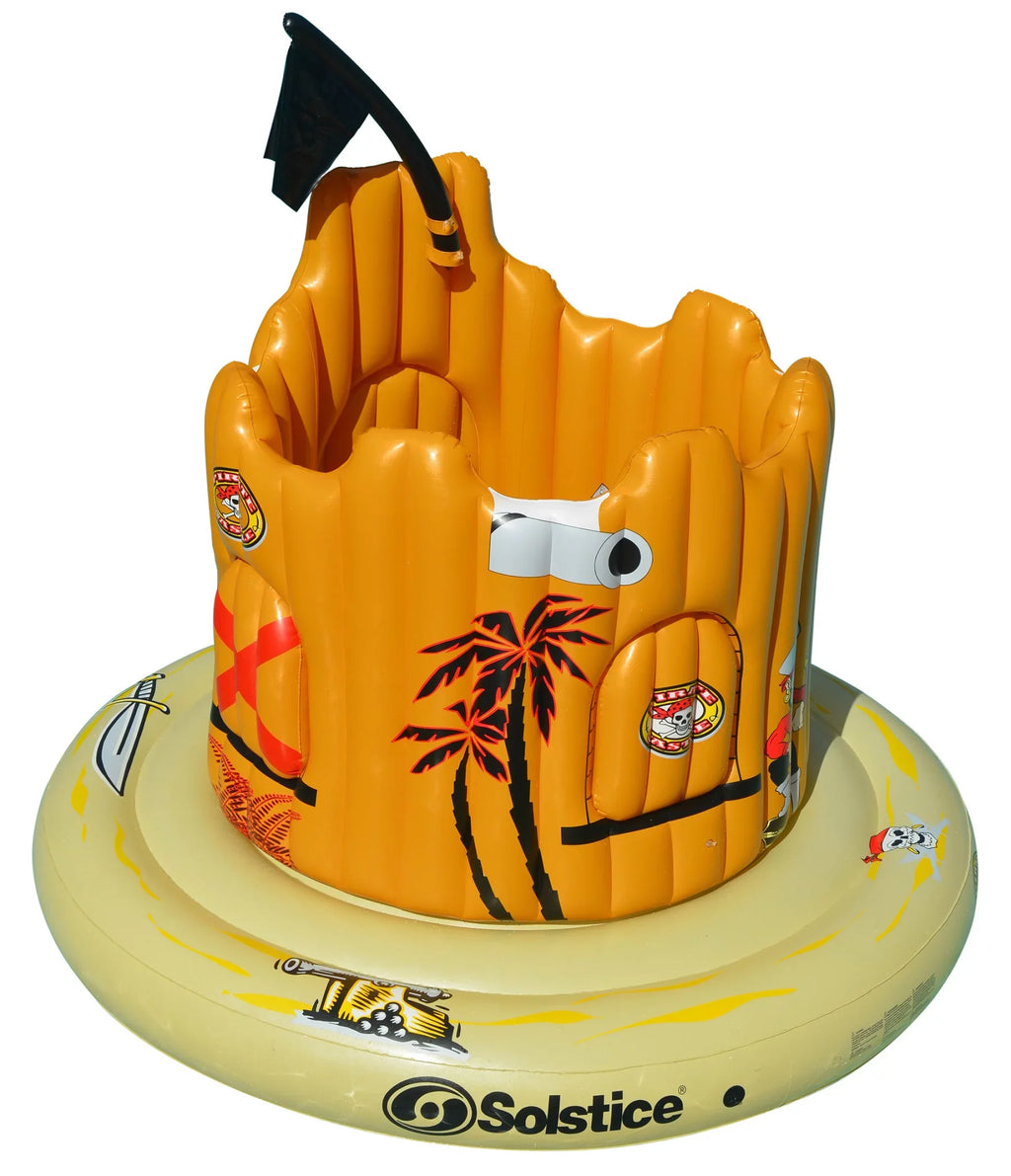 Inflatable Play Center Vinyl Pirate Multicolor Float, Pool Swimline
