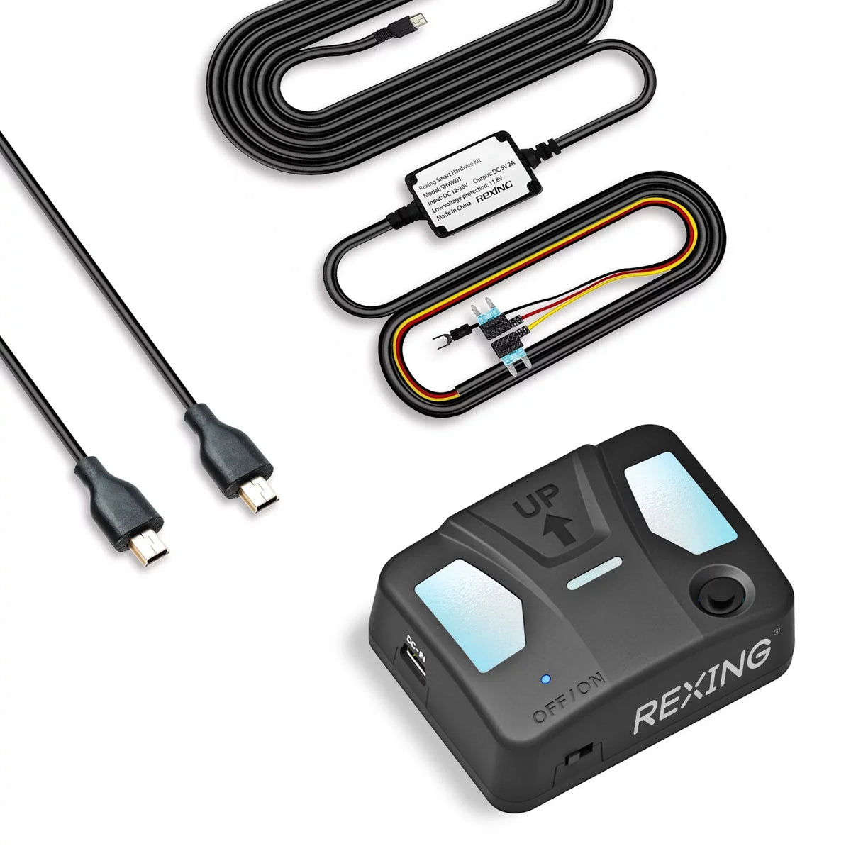 Models Mini-USB All for Hardwire Dash Cam Intelligent Rexing Rexing Kit Port