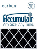 Odor Filter (4 MERV Eliminating 14x18x1 Air Accumulair 10 Carbon Pack)