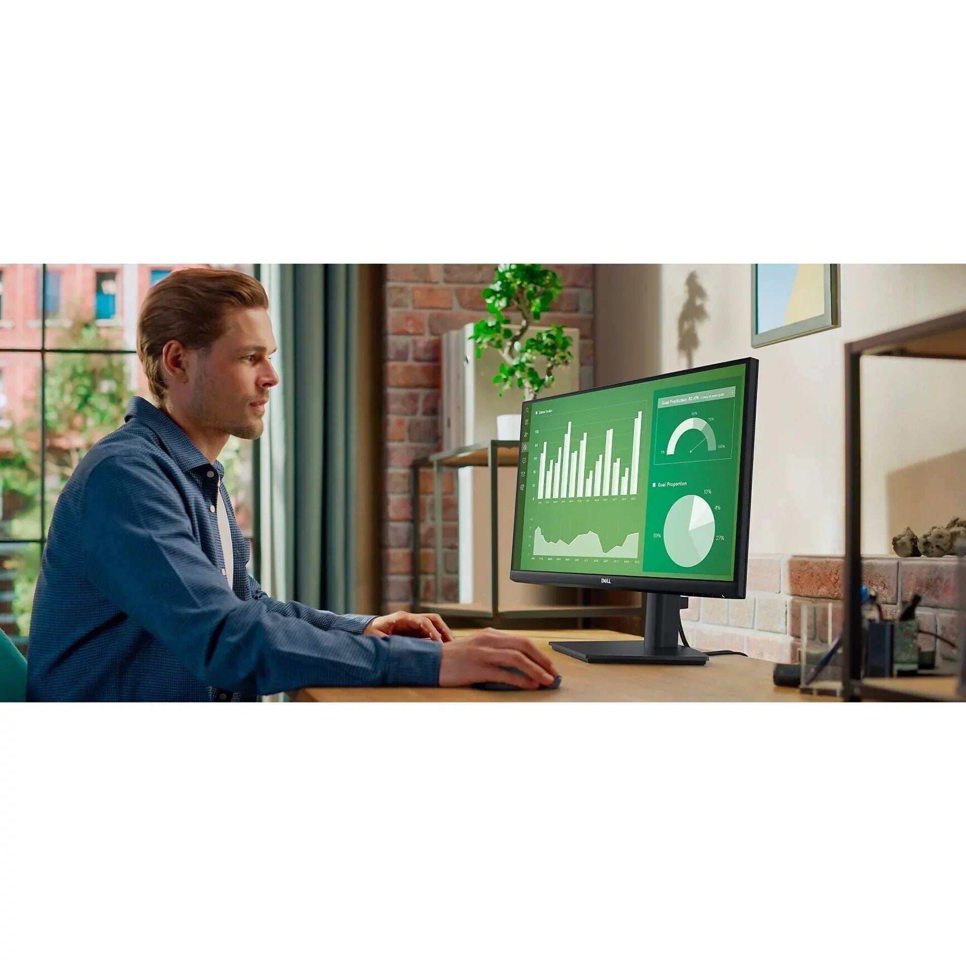 16:9 Full E2424HS LED 23.8" HD LCD - Monitor