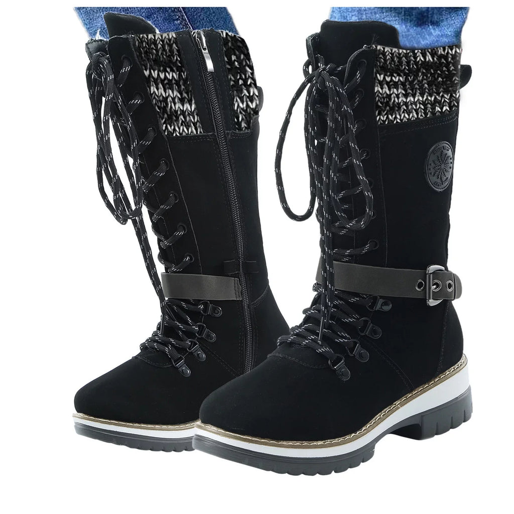 Durable Warm Hiking For Boots Boots Women Thermal Women's exterior Snow Boots Boots Winter Boots Mid Calf 8 dimension