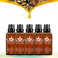 Massage Skin, Grapeseed Ginger Pcs Cosprof Drainage Gift 5 Oil Set Natural Ginger Drainage Day for Massage, 100% Valentine's Perfect Belly SPA Oil, Ginger Massage Oil Oil, Lymphatic Pure