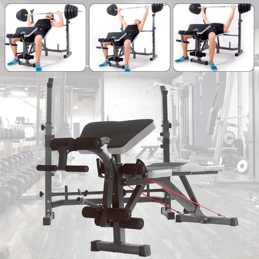 Preacher Workouts, Crunch Equipment Developer Handle Body Olympic Workouts Leg Bench, Home and with for for Bench Curl, Press At US Weight Champ Home Stock Workout