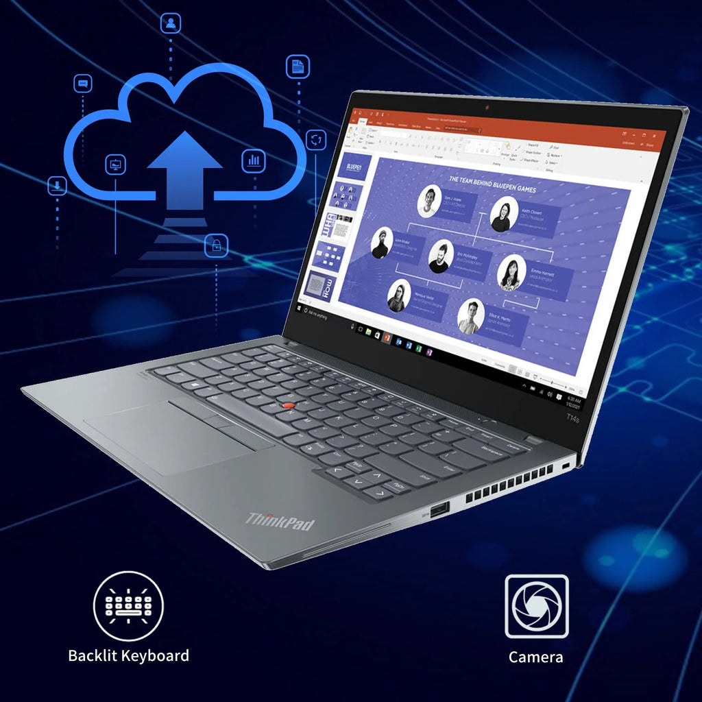 2 Gen Backlit Storm HDMI, Gen 16GB i7-1165G7, Gray, Pro, WiFi T14s FHD Touchscreen 14" 32GB Hotface 11th Card ThinkPad 6, Laptop, USB RAM, PCIe Win SSD, 10 Keyboard, 1TB Intel
