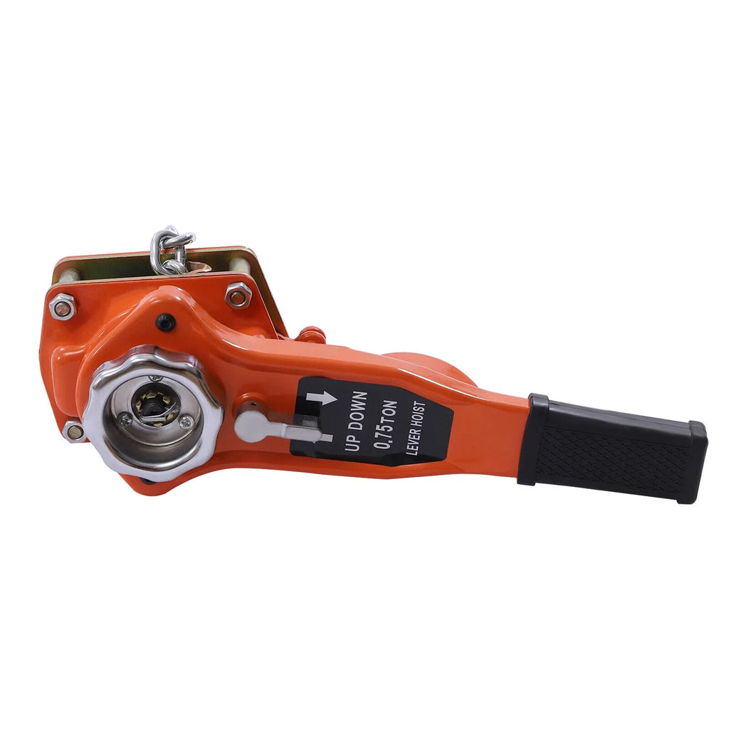 Chain Along Block Hoist Lever Lifter Chain 10Ft Puller DENEST Come Type Ratchet 0.75T