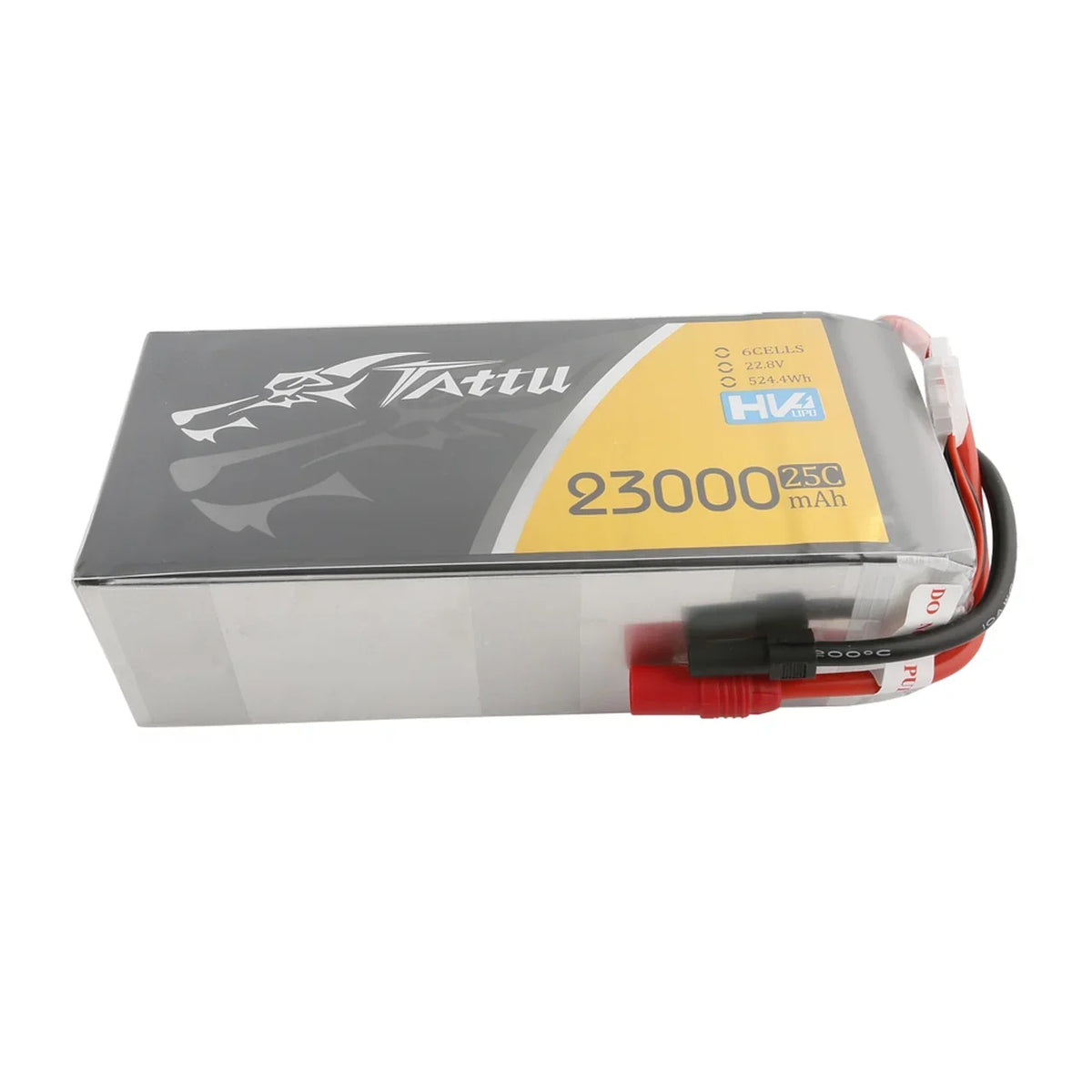 6S UAV Plug Tattu AS150+XT150 25C with Lipo 23000mAh for 22.8V Battery