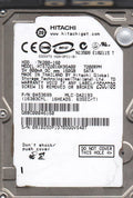 PN SATA Drive MLC Hitachi HTS722016K9SA00, 2.5 DA2193, 160GB 0A53699, Hard