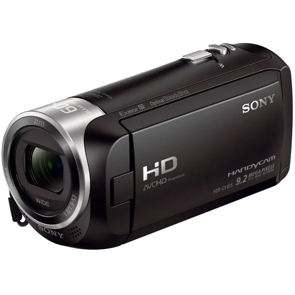 Memory Battery Charger HD Speed Cable More HDMI with Recording Micro HDRCX405 Bundle Camcorder and Card SD Video High Handycam Spare