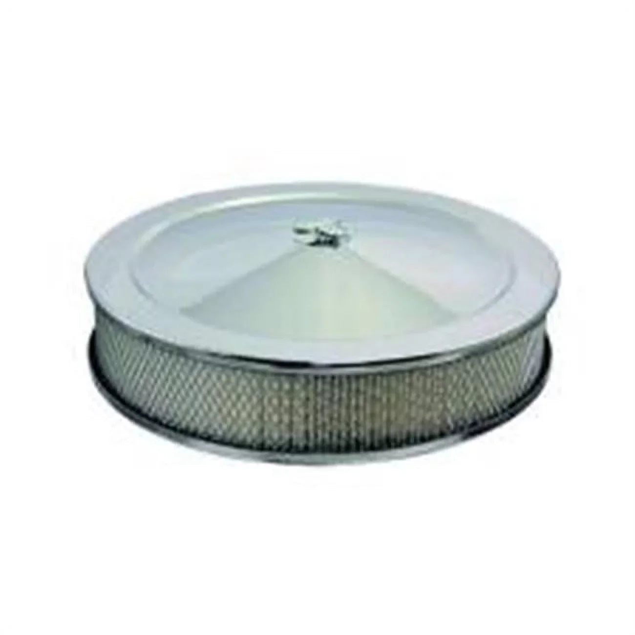 in. Flange Base Cleaner 14 High 5.12 Assembly Round Dome Carb Element Chrome Air Flat in. 3 Specialty - in.