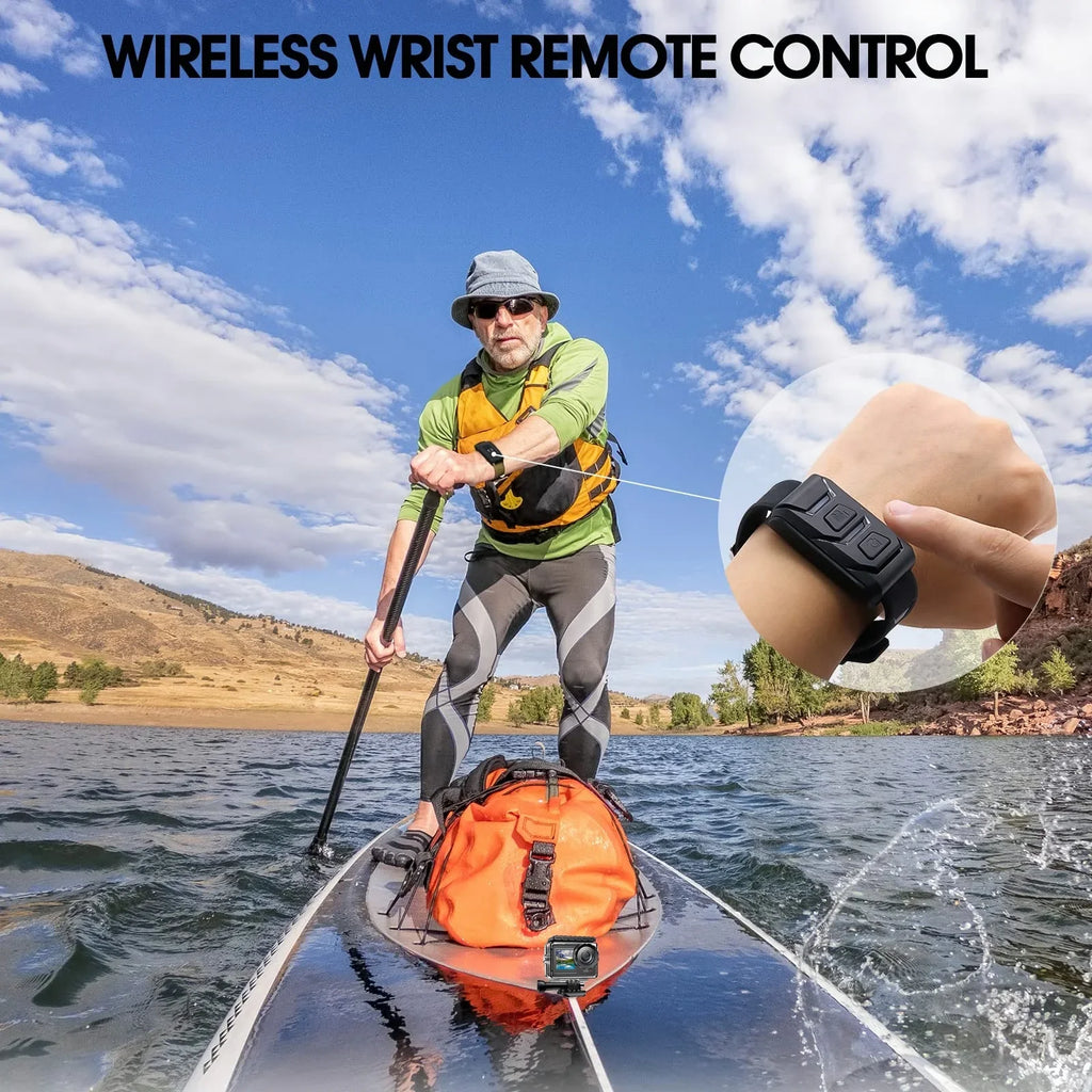 Camera Sports Underwater 20MP Camera Waterproof WiFi Accessories Campark Screen Camera 4K Touch Action Vlog GoPro Kits Camera 30FPS Compatible
