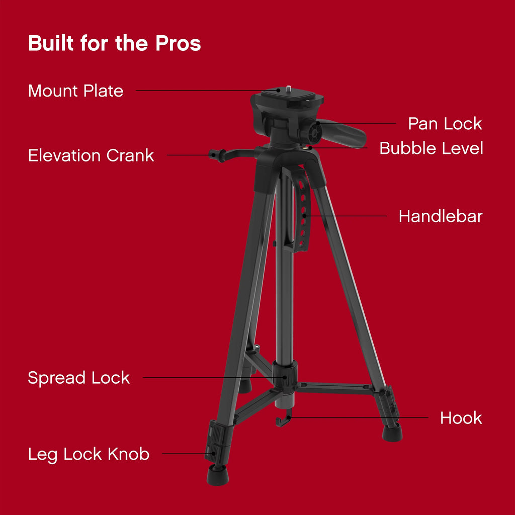 Pro - Screws Stand Phone/Camera Lightweight 57” Aluminum Bag On Mounting for W/ Air & Tripod Carry