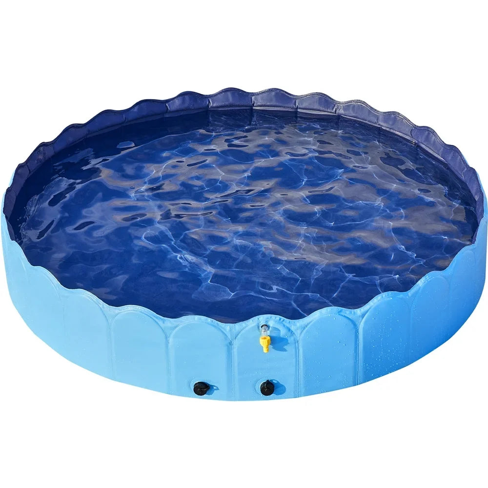 Design XXXL Swimming with Alden and Pools Indoor Foldable exterior, Blue Dog Sprinkler