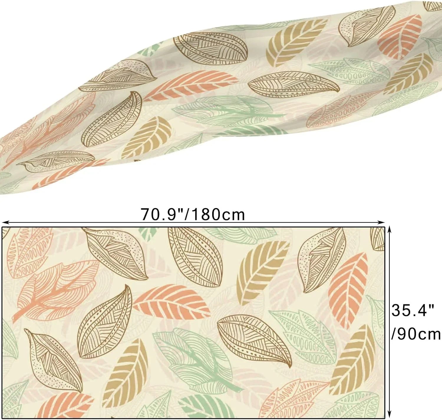 Silk for Leaf Lightweight Neck Women Long Wrap Scarves Hyjoy Pattern Vintage Girls Shawl Scarf