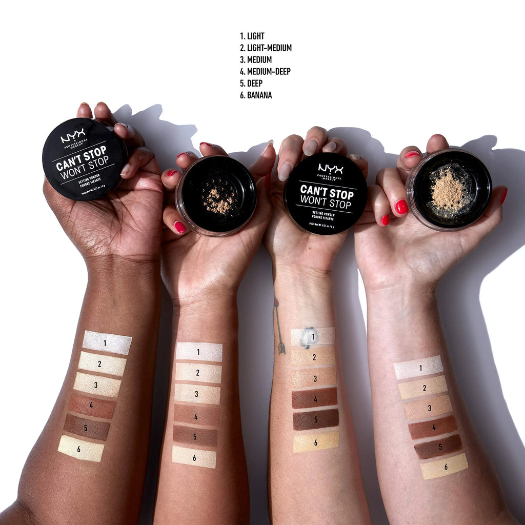 Nyx Medium Professional Makeup Setting Tantalizingly Translucent Loose Powder -