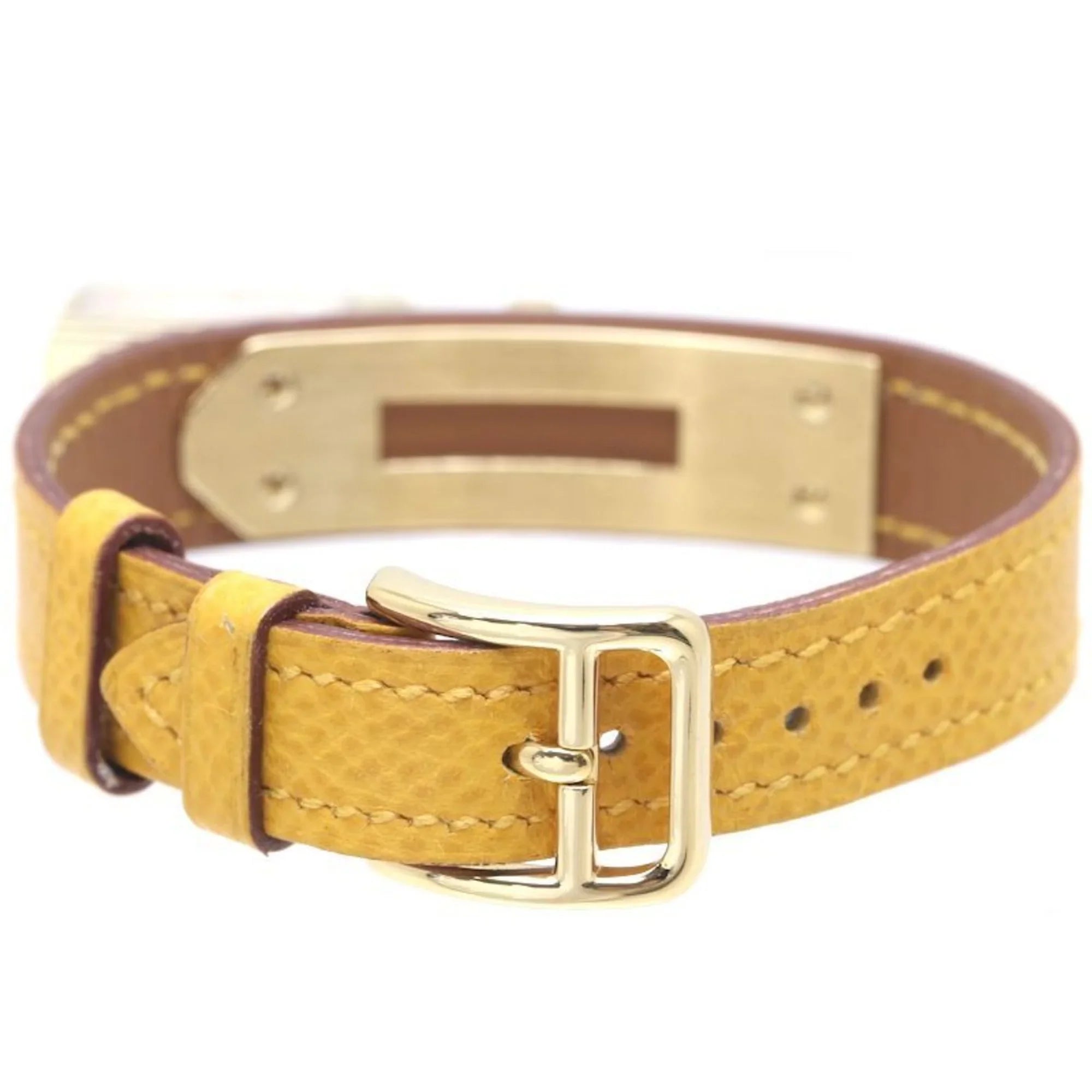 Kelly plated) Vaux Epson KE1.201 Watch x ○Y Pre-Owned HERMES Ladies 39261 (Good) (gold GP stamp