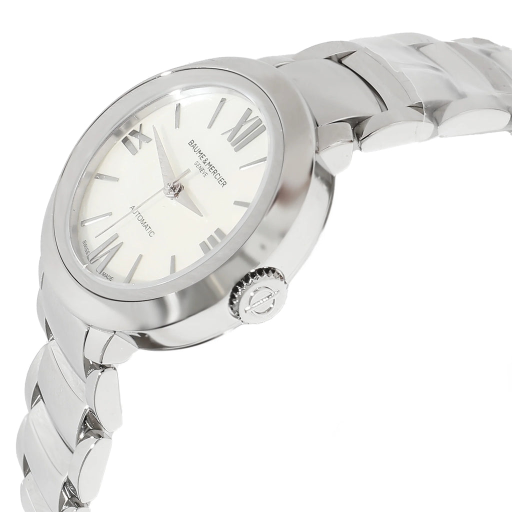 Steel & Stainless in Pre-Owned MOA10182 Mercier Promesse Watch Women's Baume