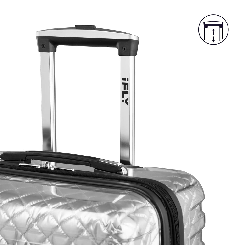 20", pack) Lugagge, Spectre Versus iFLY (2 Carry-On Silver Hardside Clear