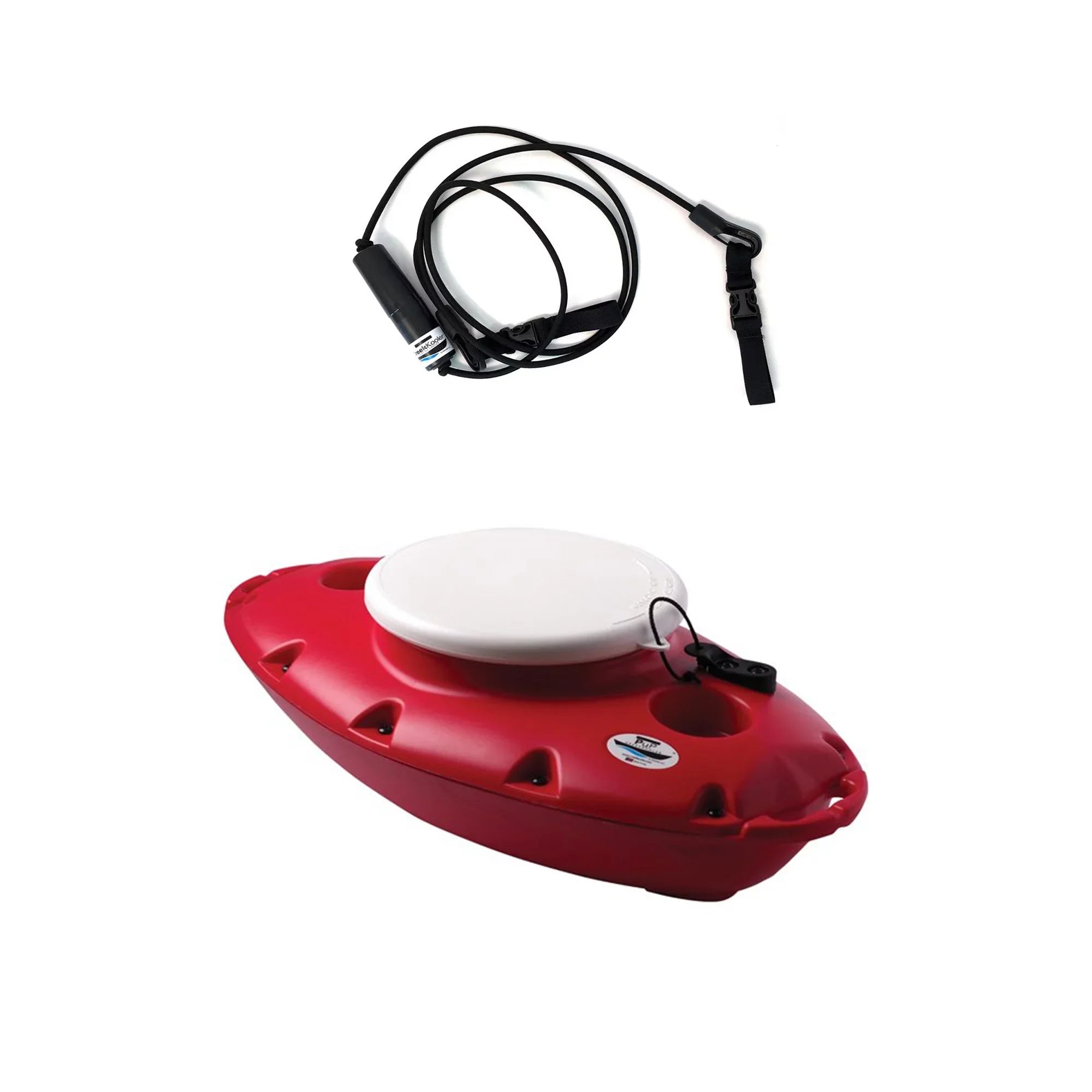 Rope 15 Beverage w/ Tow Pup Portable Floating 8' Cooler CreekKooler Quart