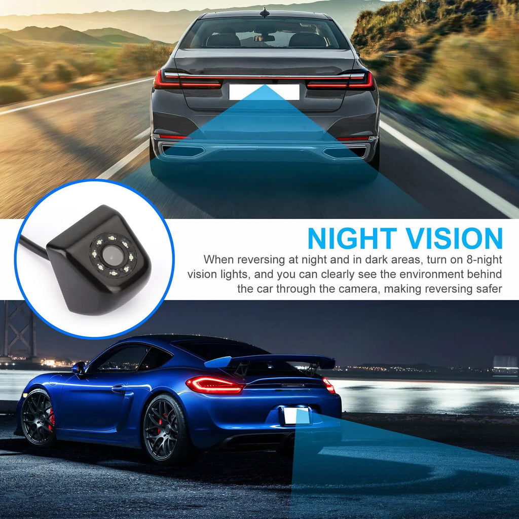 View Car Backup Wireless CMOS Camera View Reverse Rear Parking Night Waterproof