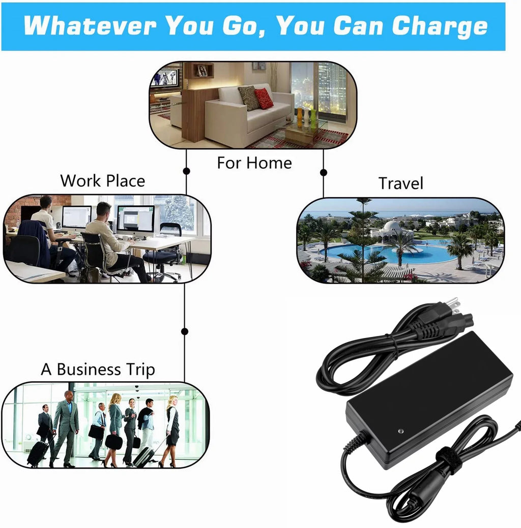 Cable for ZBook Video HP F2P51UTP#ABA48 15 Cord 16GB PSU BOO Adapter AC/DC Power Mains KONKIN Mobile Charger Replacement PS Compatible Supply Workstatioi7 750GB