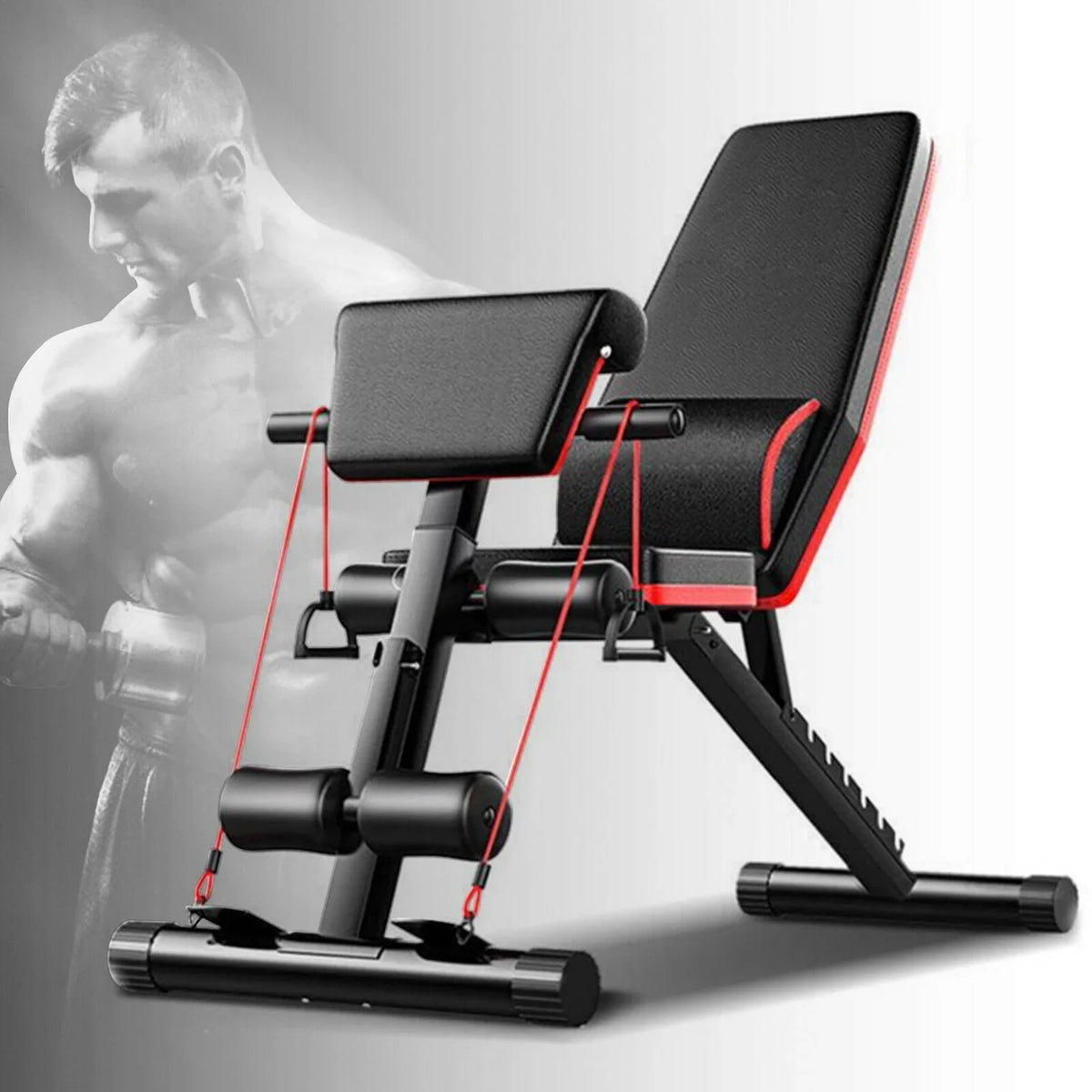 for Adjustable 160kg Home / 352.7lb Bench Weight Workout Multifunctional Gym