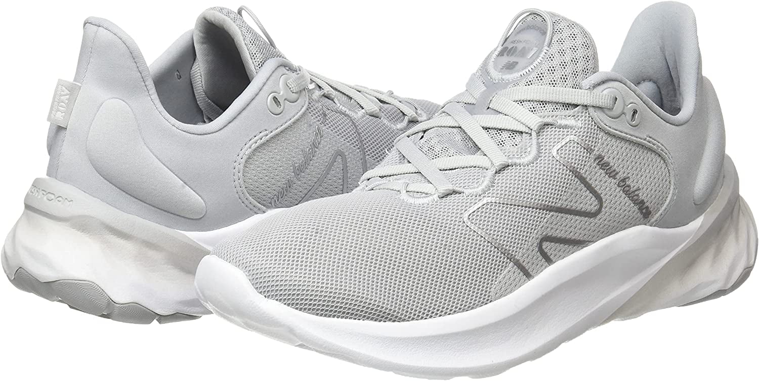 Fresh Roav Womens New V2 Foam Balance 9 Light Sneaker Aluminum/White