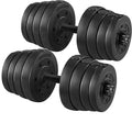 Gym/home for Adjustable 66LB Strength Plates Training Set, Fitness Men Body Cap and Women Weight Dumbbell Barbell Workout