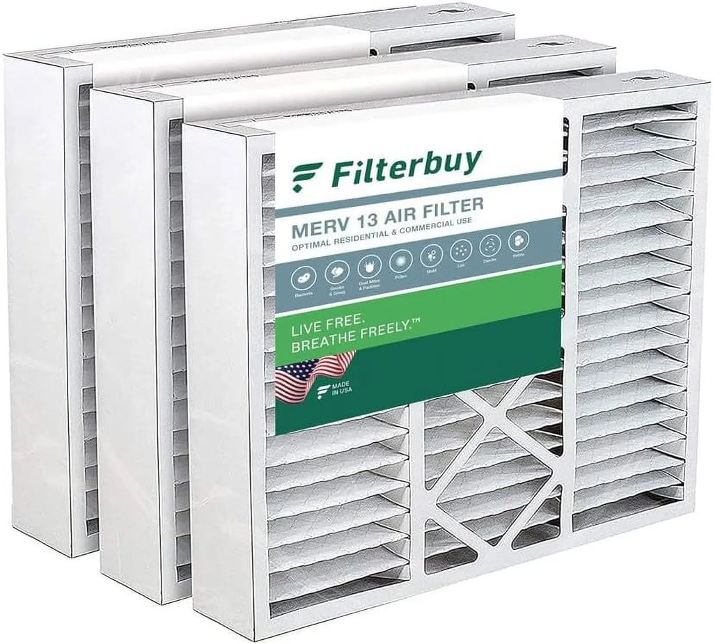 AC for Furnace HVAC Honeywell Filterbuy MERV 16x20x5 Pleated Filters Air (3-Pack) 13 FC100A1003