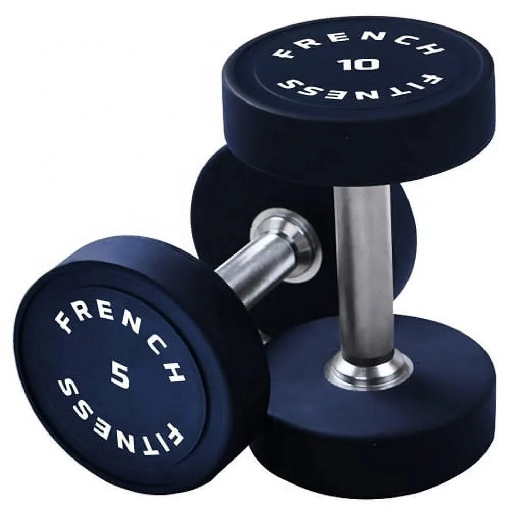 Dumbbell design 5-75 Pro French lbs Round (New) Set, Fitness Urethane