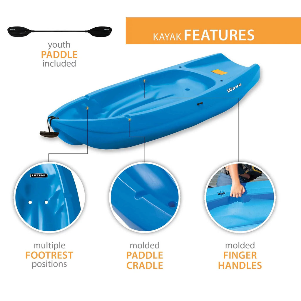 Kayak Life Wave Blue Lifetime Time