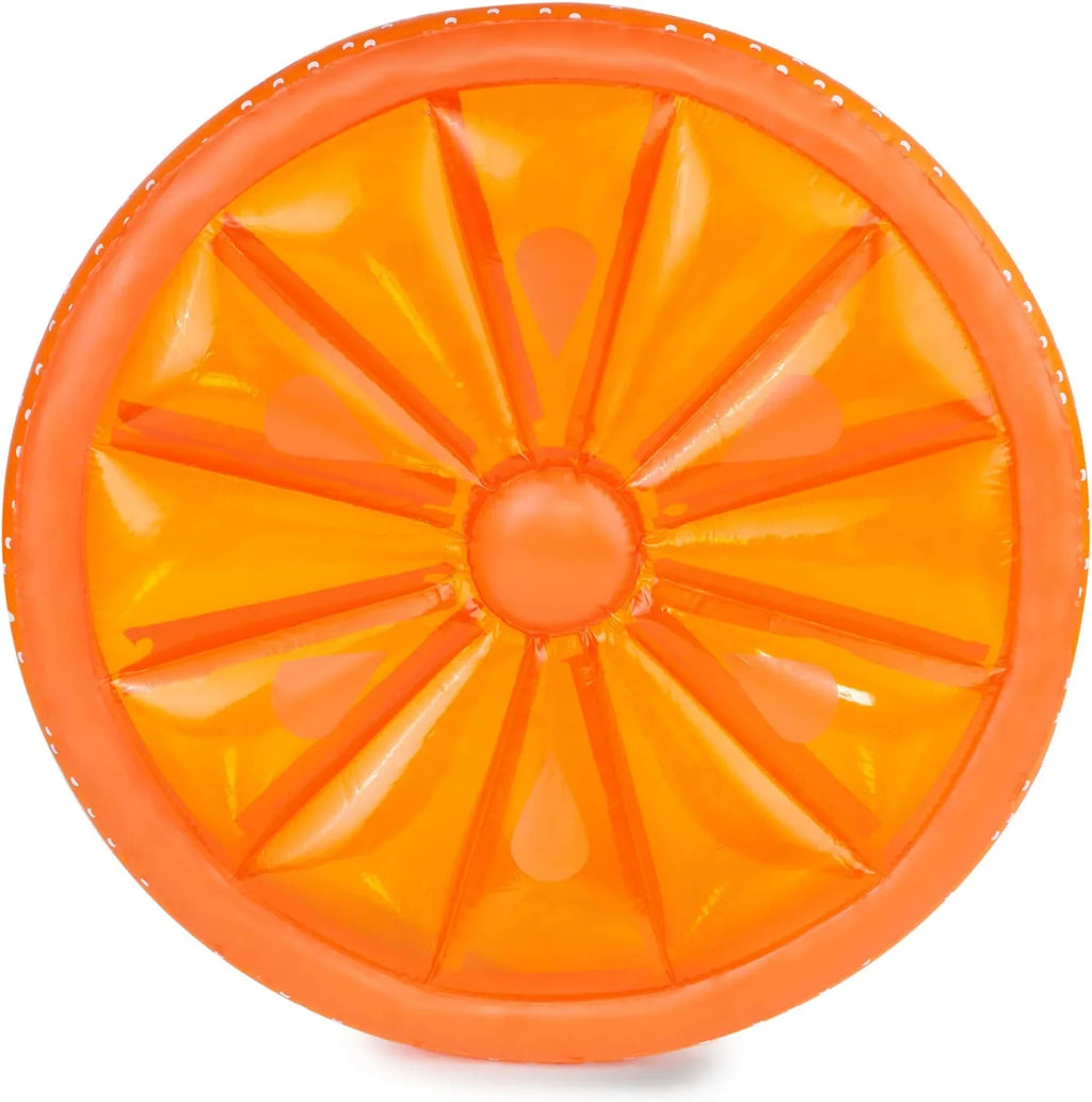 Slice - Swimming Lounger Fruit Raft Pool Inflatable 61.5" Swimline Red/Orange