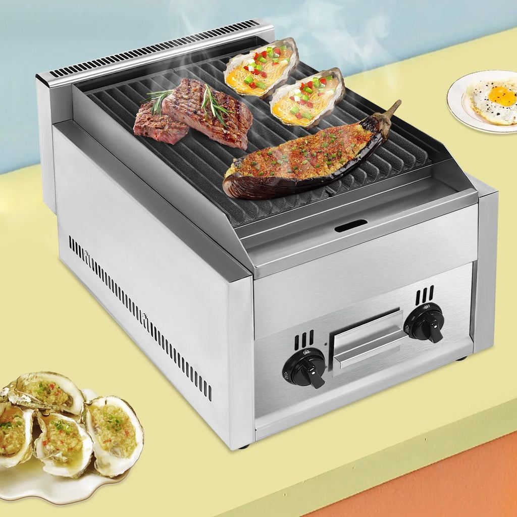 Stainless Intdoor Propane Steel FY-977 Grill Grills Liquid Gas exterior/ Built-in