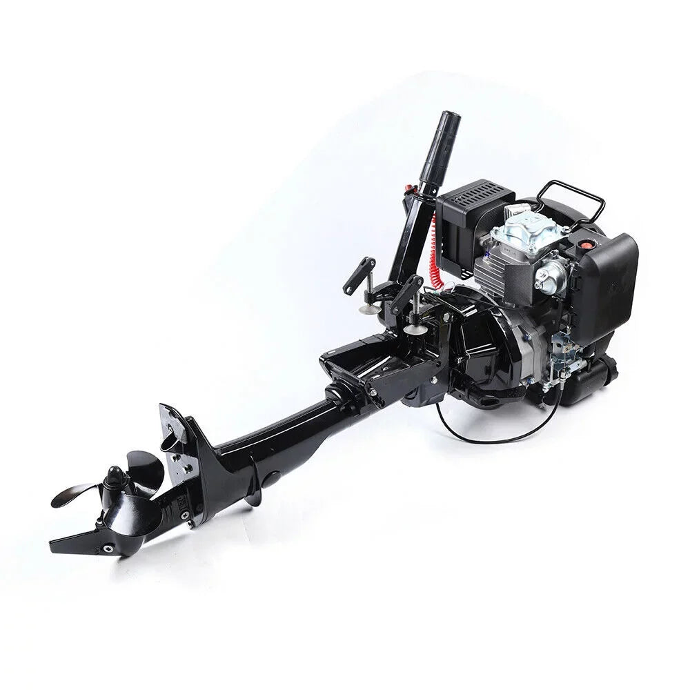 Boat Motor 6HP Outboard Boat Cooling Engine Air System Miumaeov Motor Stroke Fishing 4