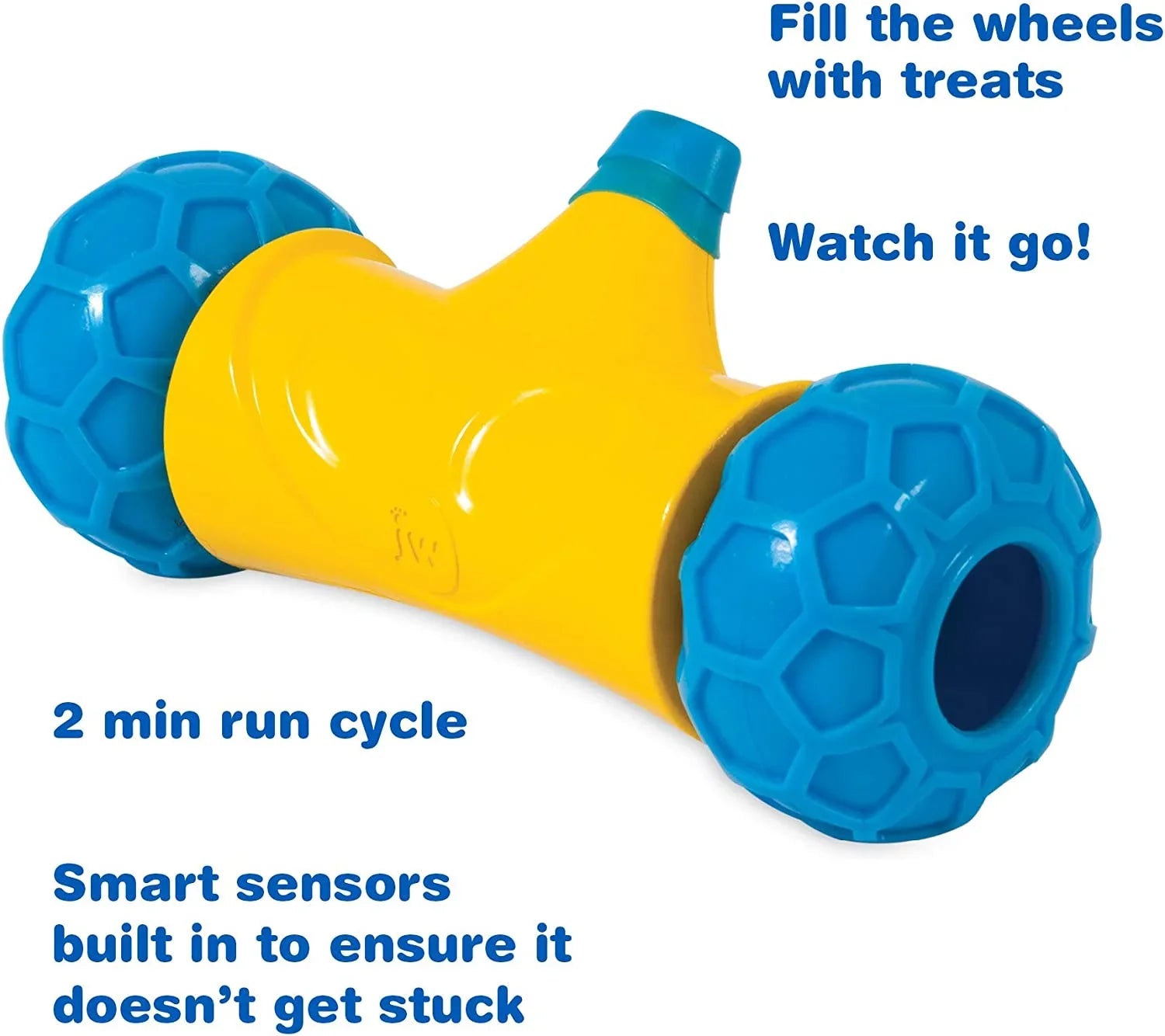 Dog Bone JW Treat Rolling Toy Robo Auto
