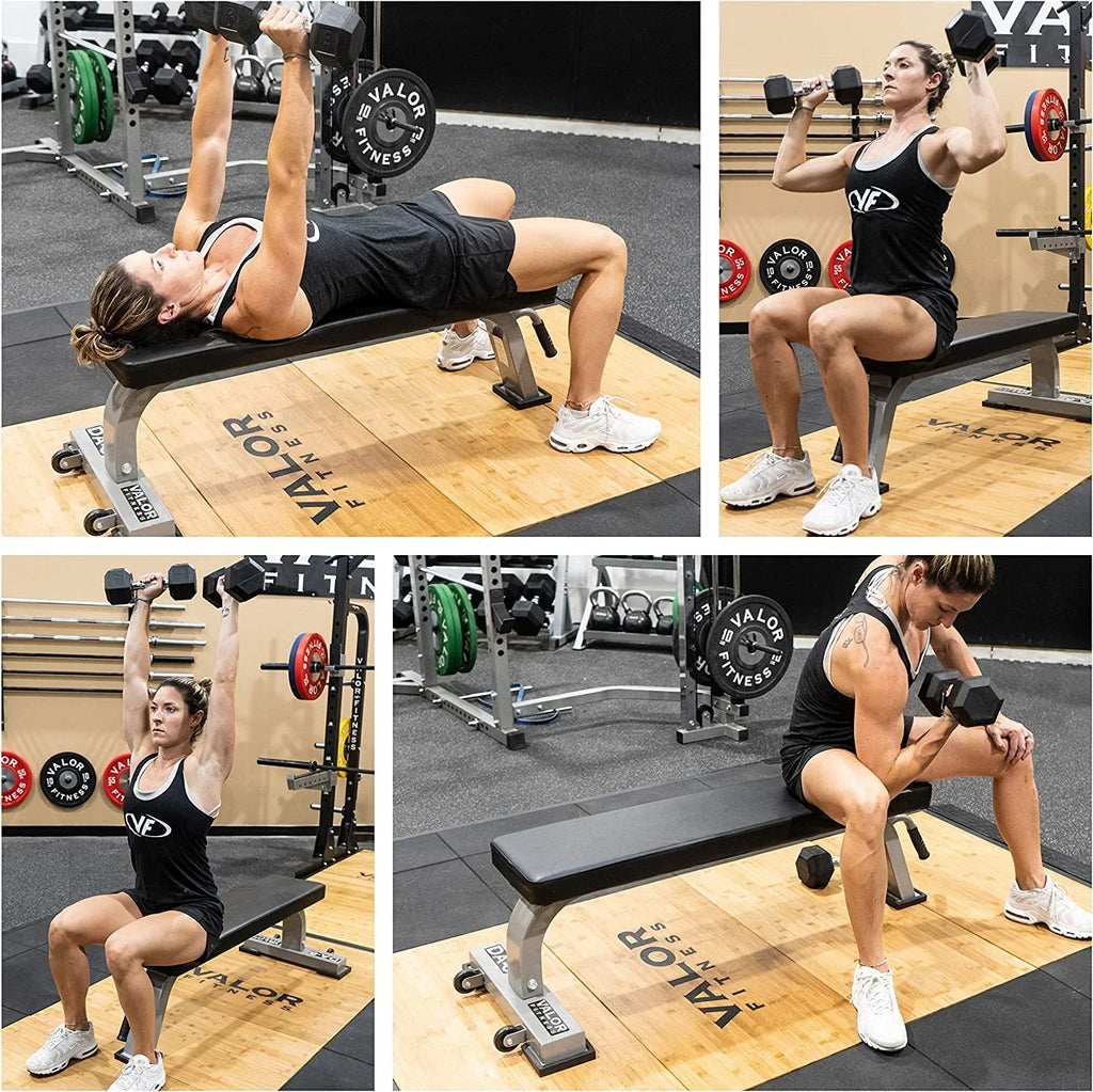 For Padding With Gym Home Steel Weight Or Density Solid Benches - And Bench Great Workout High Flat Flat Frame - Bench